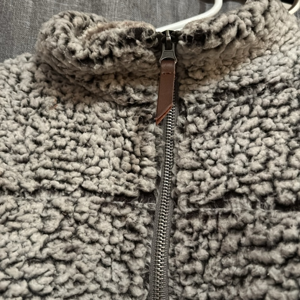 Nordstrom grey thick fleece - Picture 3 of 10